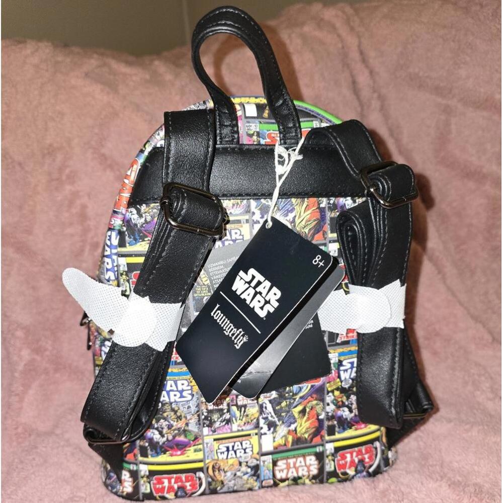 Loungefly Star Wars Comic Book Backpack Gamestop Exclusive - Picture 3 of 5